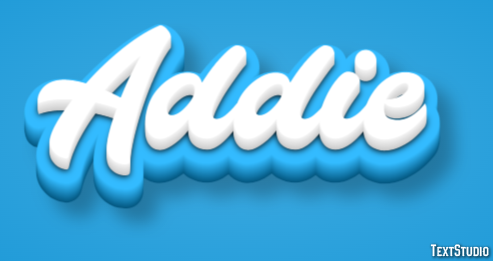 Addie Text Effect