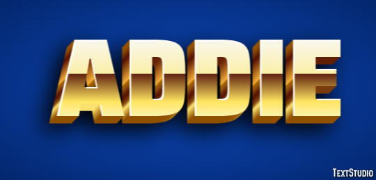 Addie Text Effect