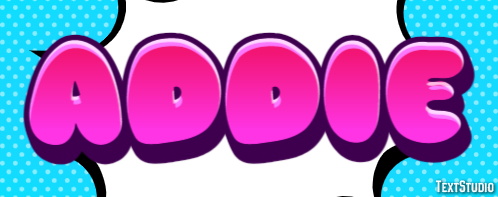 Addie Text effect