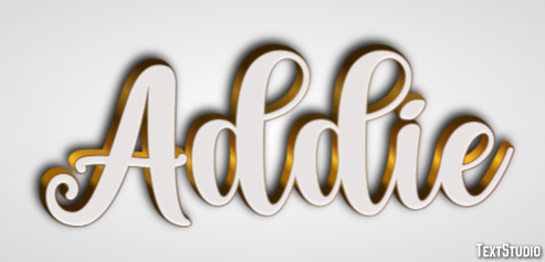 Addie Text Effect
