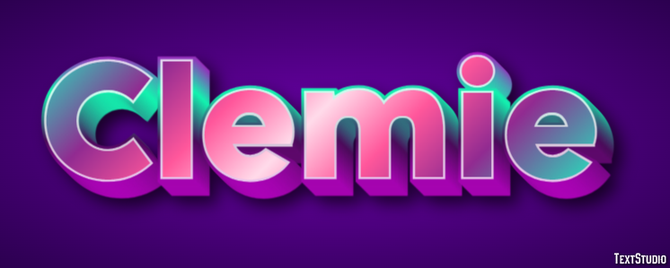 Clemie Efecto de Texto