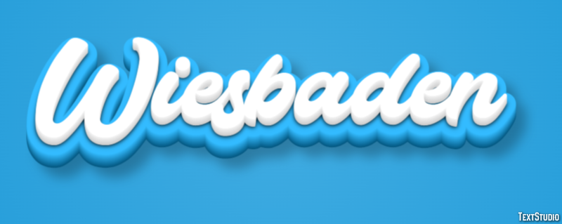 Wiesbaden Efekt tekstowy