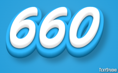 660 Tekst Effect