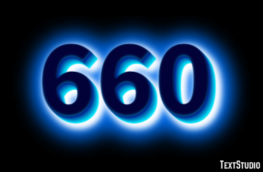 660 Tekst Effect