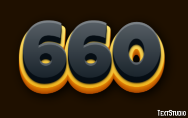 660 Tekst Effect