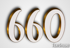 660 Tekst Effect