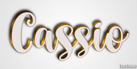 Cassio Effetto testo