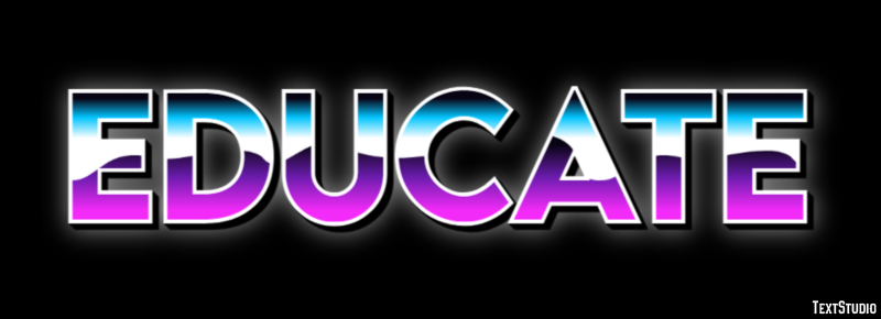Educate Text Effect