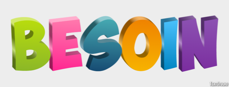 Besoin Effet de Texte