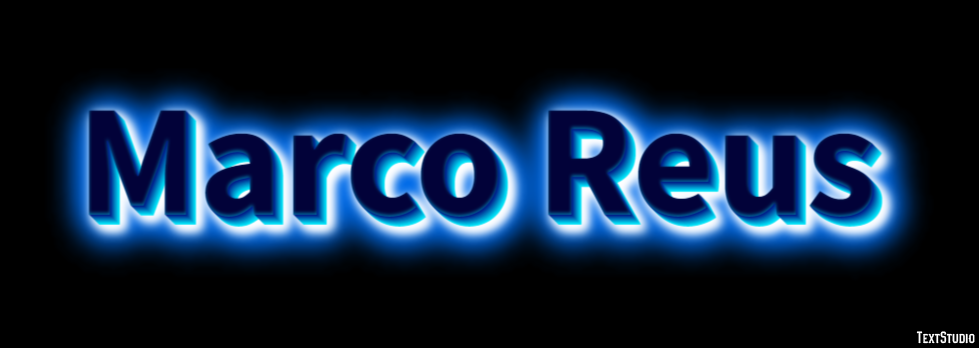 Marco Reus Efeito de texto