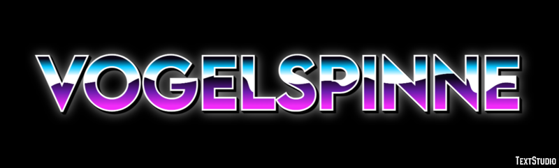 Vogelspinne Texteffekt