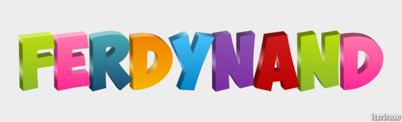 Ferdynand Effetto testo