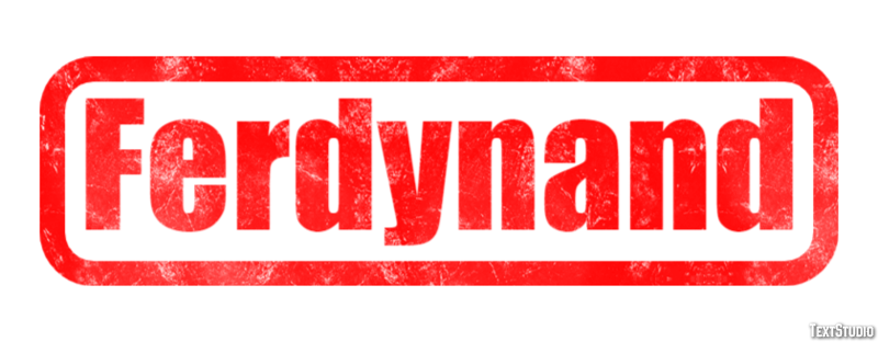 Ferdynand Effetto testo