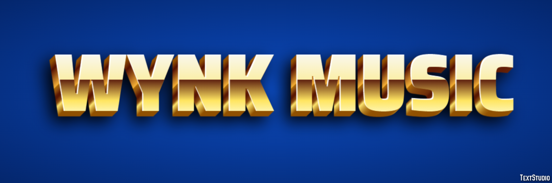 Wynk Music Efeito de texto