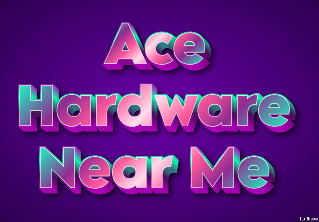 Ace Hardware Near Me Texteffekt