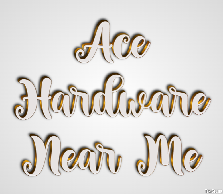 Ace Hardware Near Me Texteffekt