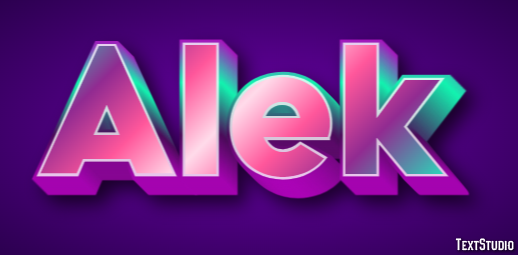 Alek Text Effect
