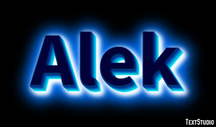 Alek Text Effect