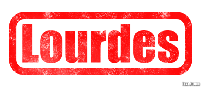 Lourdes Efekt tekstowy