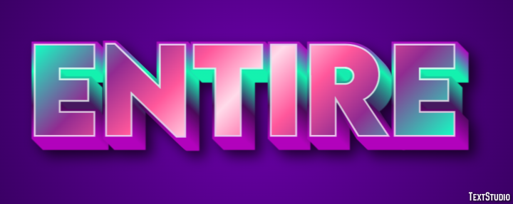 Entire Text Effect