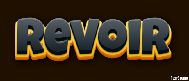 Revoir Effet de texte