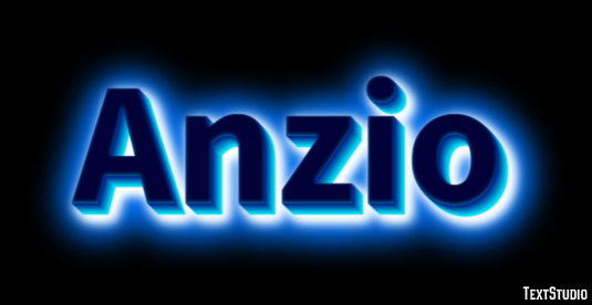 Anzio Effetto testo