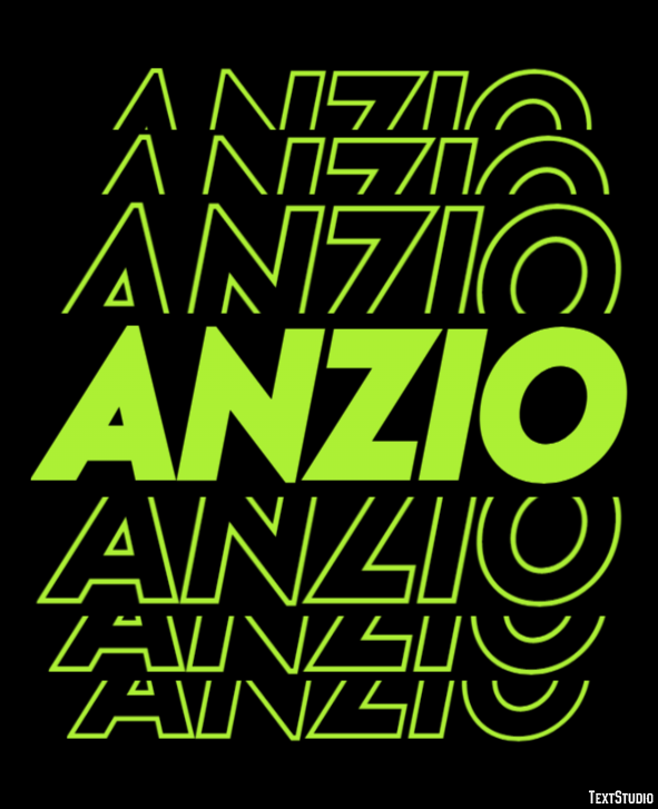 Anzio Text Effect