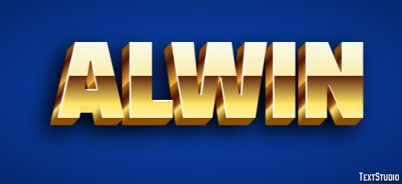 Alwin Text Effect