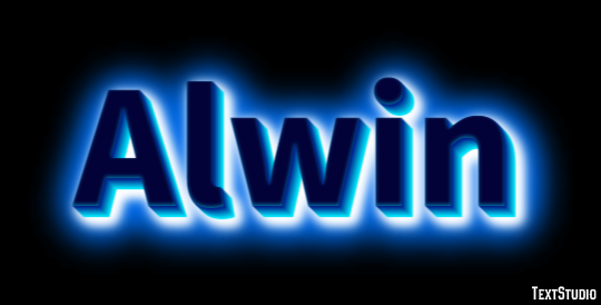 Alwin Efecto de Texto