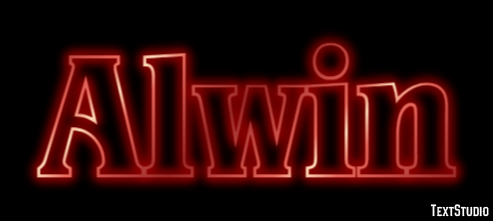 Alwin Text Effect