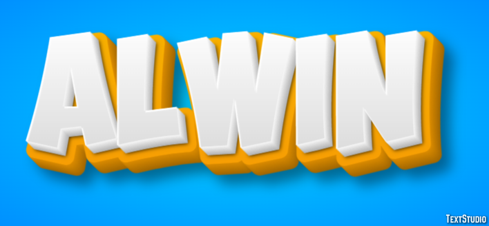 Alwin Text Effect