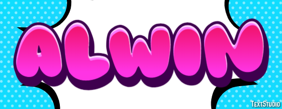 Alwin Text Effect