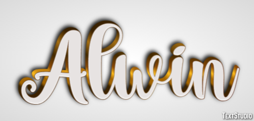 Alwin Text Effect