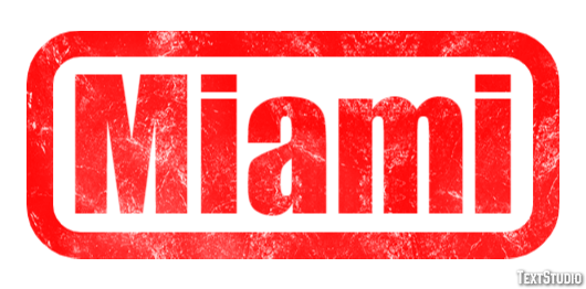 Miami Texteffekt