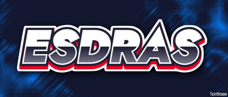 Esdras テキスト効果