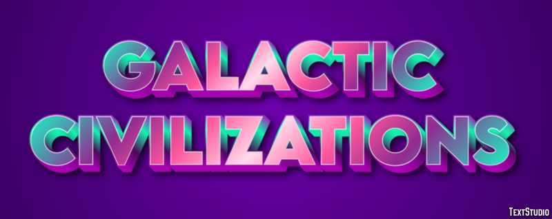 Galactic Civilizations Effetto testo