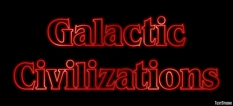 Galactic Civilizations Effetto testo