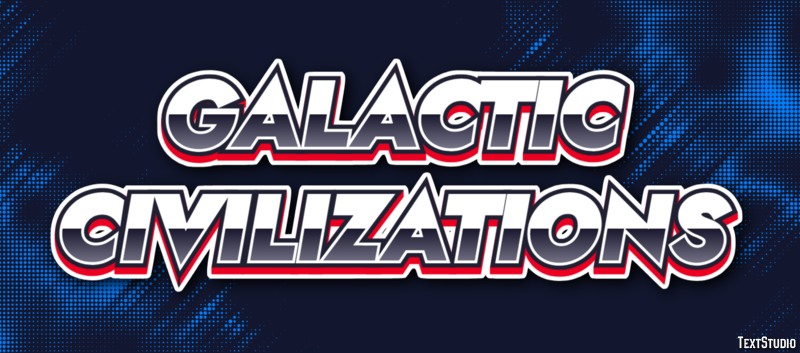 Galactic Civilizations Effetto testo