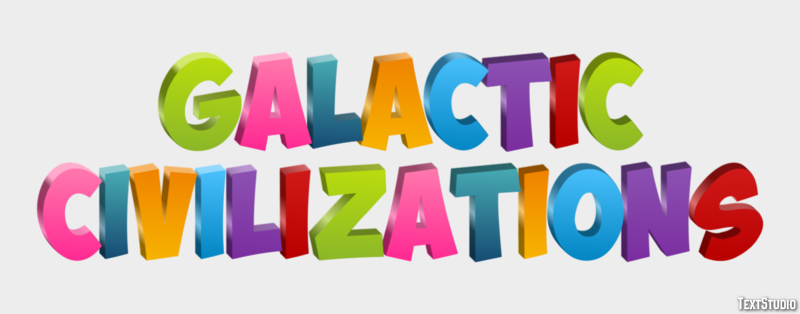 Galactic Civilizations Effetto testo