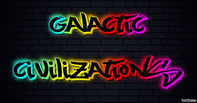 Galactic Civilizations Effetto testo