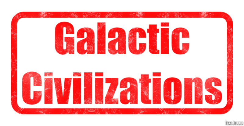 Galactic Civilizations Text effect