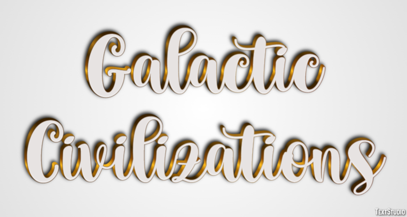 Galactic Civilizations Effetto testo