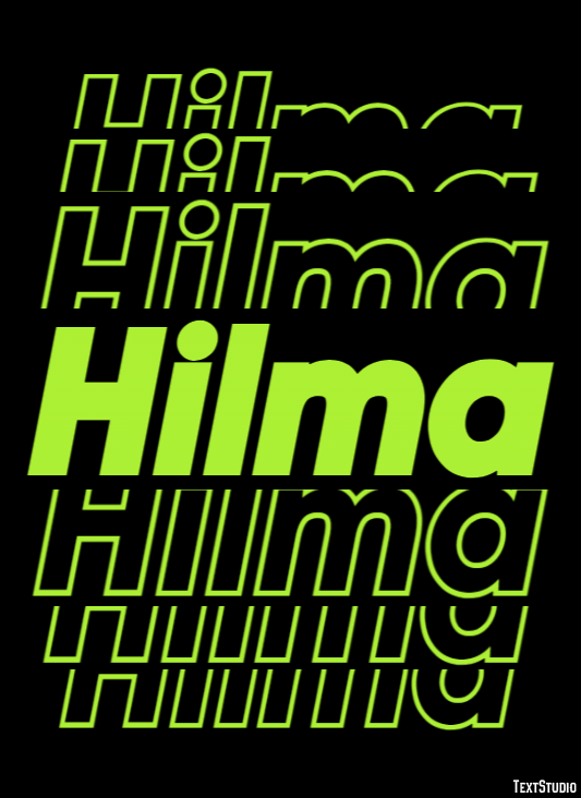 Hilma Efecto de texto