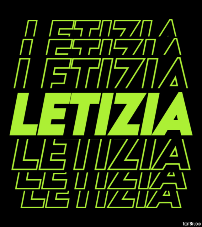 Letizia Effetto testo