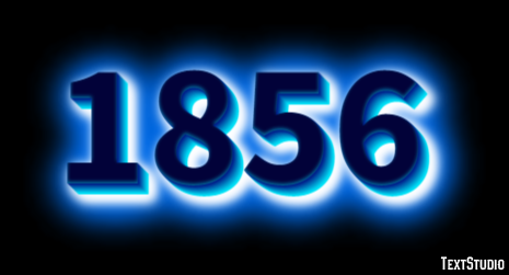 1856 Efeito de texto