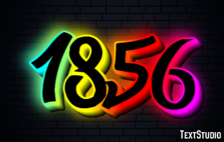 1856 Текстовый эффект