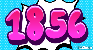 1856 Текстовый эффект