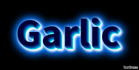 Garlic Texteffekt