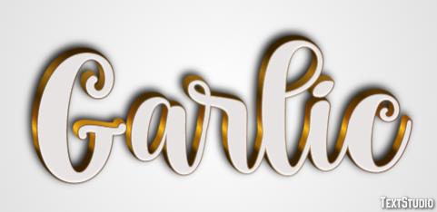 Garlic Text Effect