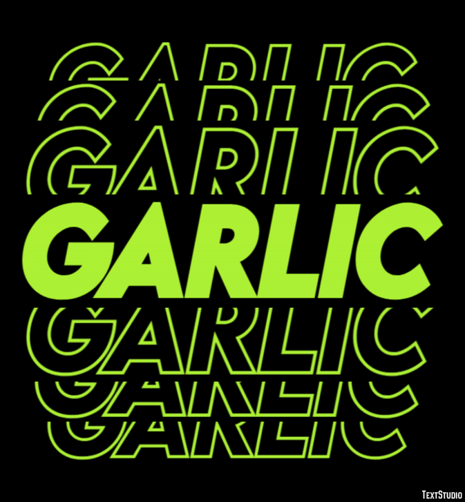 Garlic Text Effect
